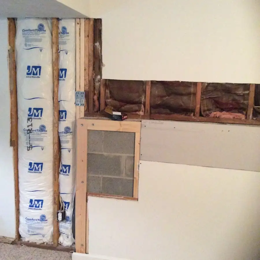 Wall insulation replacement during Odor Removal & Deodorization in Parker